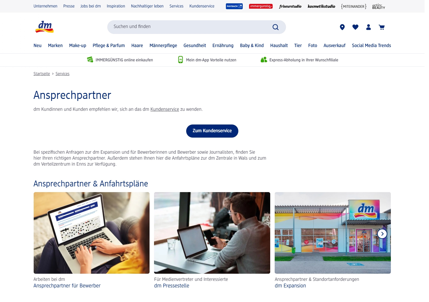dm Kundenservice