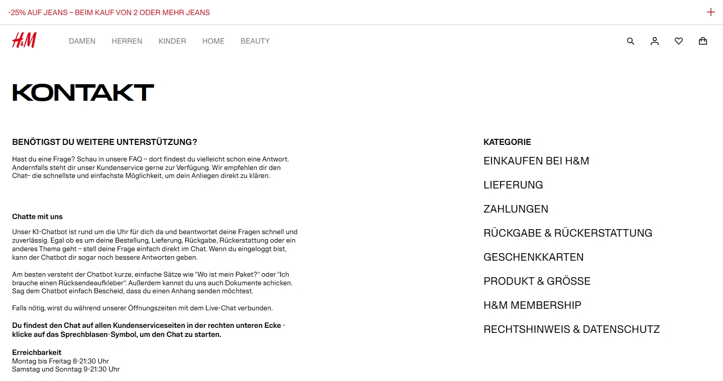 h&m Kundenservice h&m Kundenservice