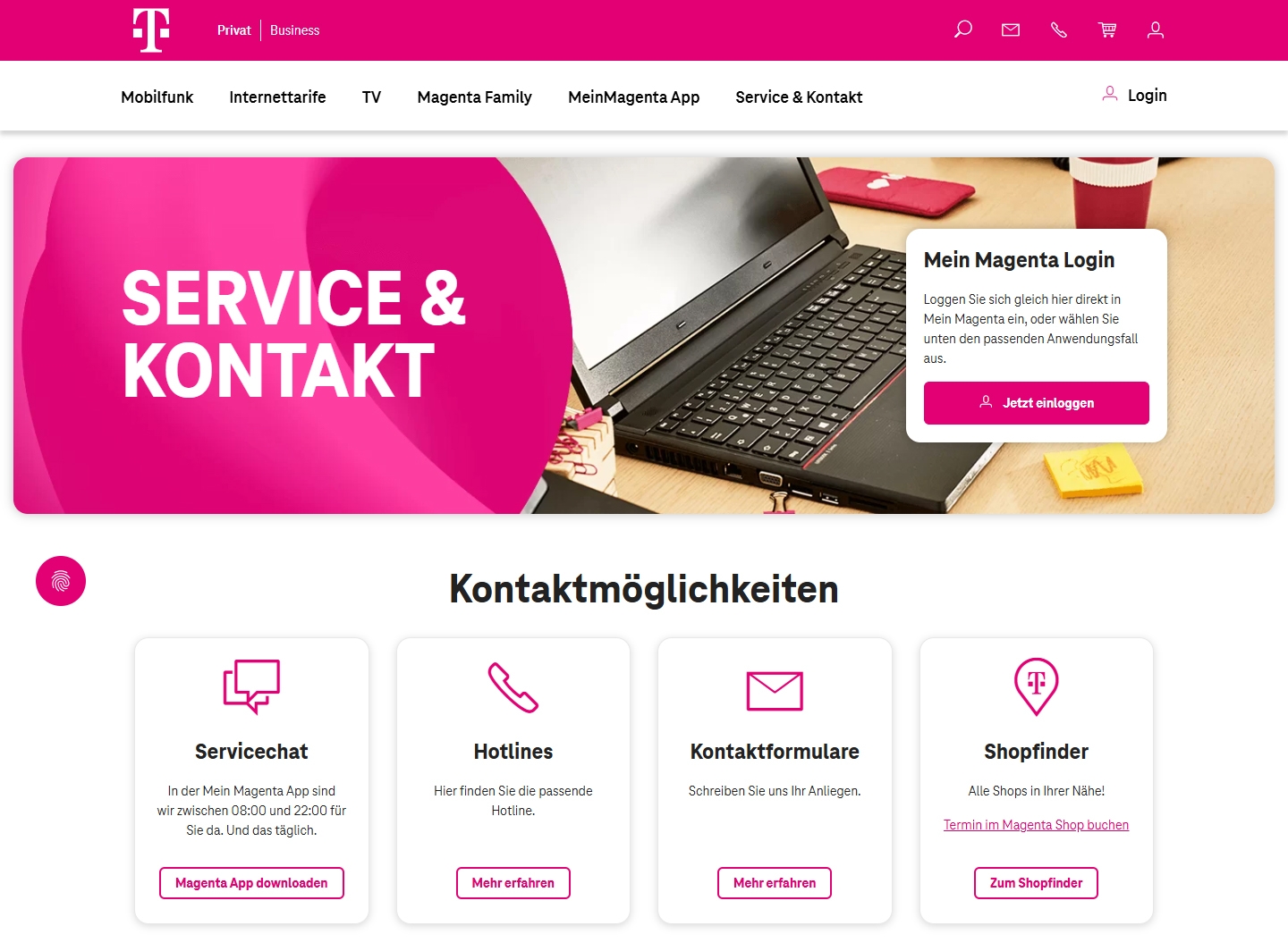 Magenta Kundenservice